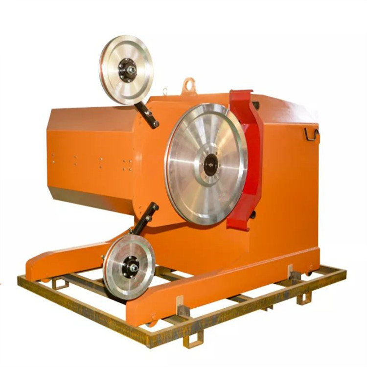 Diamond wire saw cutting machine